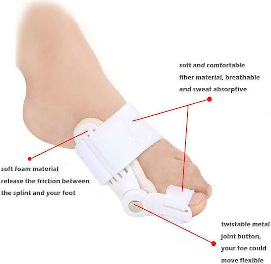 Ortholand Guler Bunion în Negru Culoare 10204