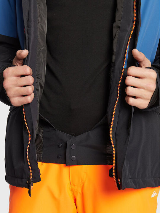 Quiksilver Mission Block EQYTJ03379-KVJ0 Ανδρικό Μπουφάν για Σκι & Snowboard True Black