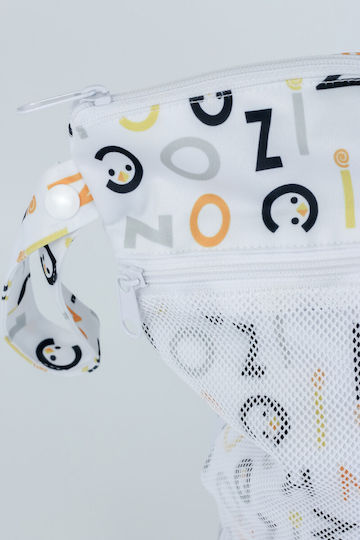 Zoocchini Tasche Kinderwagen Weiß Zoo Letters