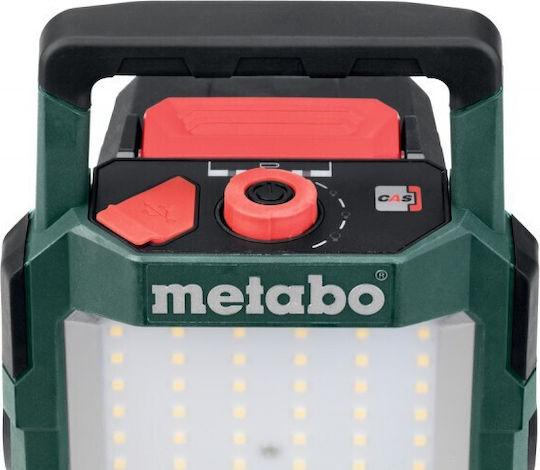Metabo Προβολέας Εργασίας Μπαταρίας LED IP54 με Φωτεινότητα έως 4000lm