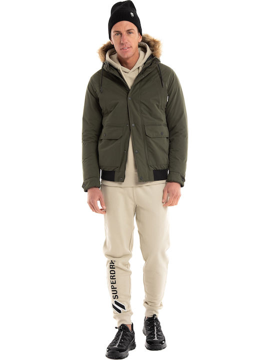 Winter Jacket Bomber Khaki