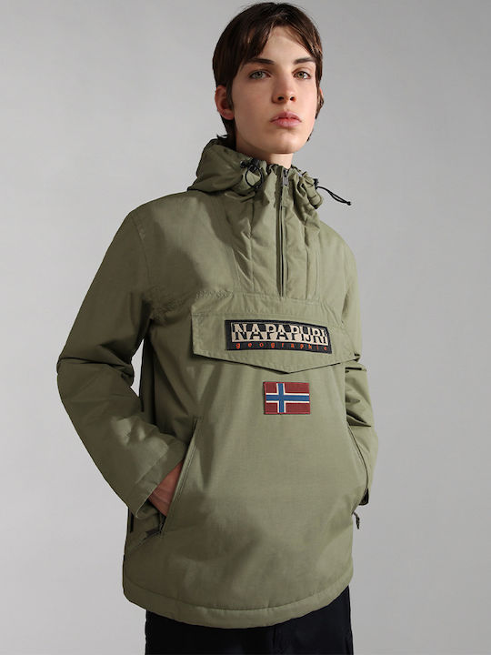 Rainforest Pocket 2 Herren Winter Jacke Wasserdicht und winddicht Khaki