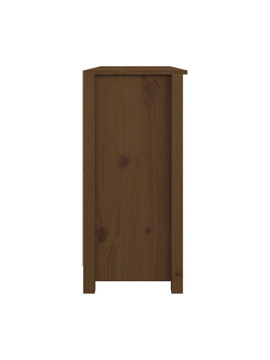 Мебели за съхранение с чекмеджета Кафяв мед 100x35x74см