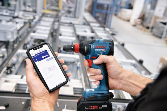 Bosch GDX 18V-210 C Impact Wrench Battery 18V Solo with Socket 1/2" & 1/4"