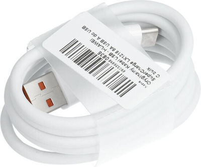 Huawei LX1218 USB 2.0 Kabel USB-C männlich - USB-A Weiß 1m