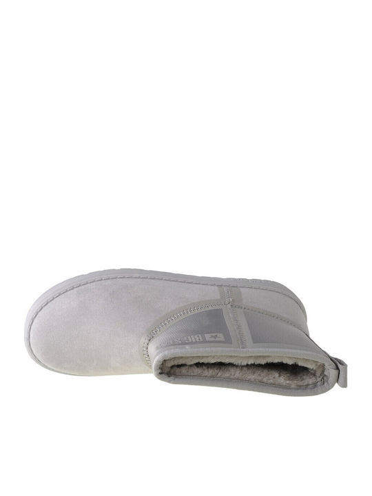 Ghete dama de catifea Ankle Boots Λιγκό Gri