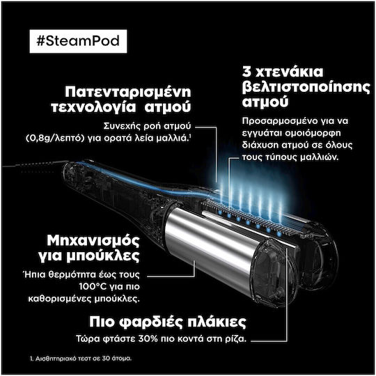 L'Oréal Professionnel SteamPod 4 Hair Straightener with Steam and Ceramic Plates