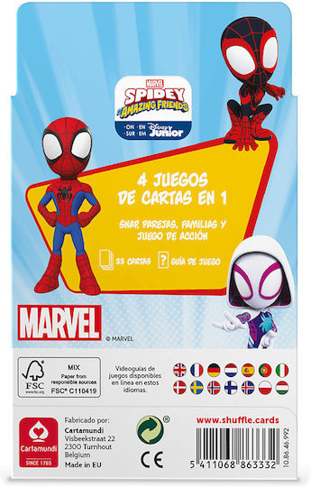 Joc de Societate Spidey Amazing Friends pentru 2-4 Jucători 4+ Ani (ES) Shuffle