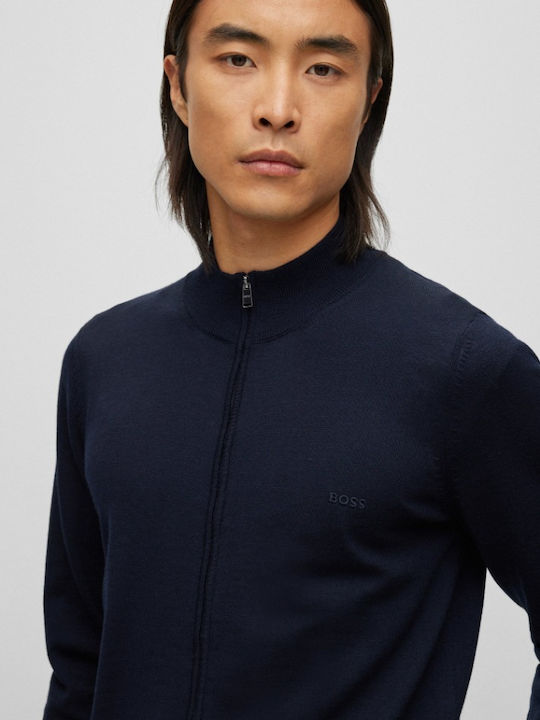 Balonso Men's Cardigan Navy Blue