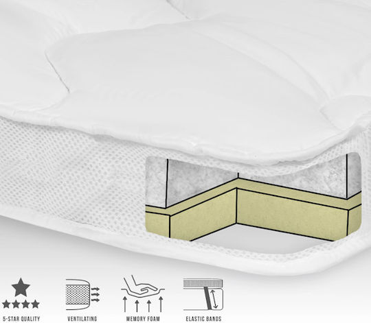 Sleeptime Подложка за матрак Хотелски 3d Air Hotel 80x200см. 1бр