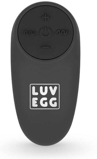 Luv Egg Vibrator Egg with Remote Control Vibro Egg With Remote Control 7cm Black