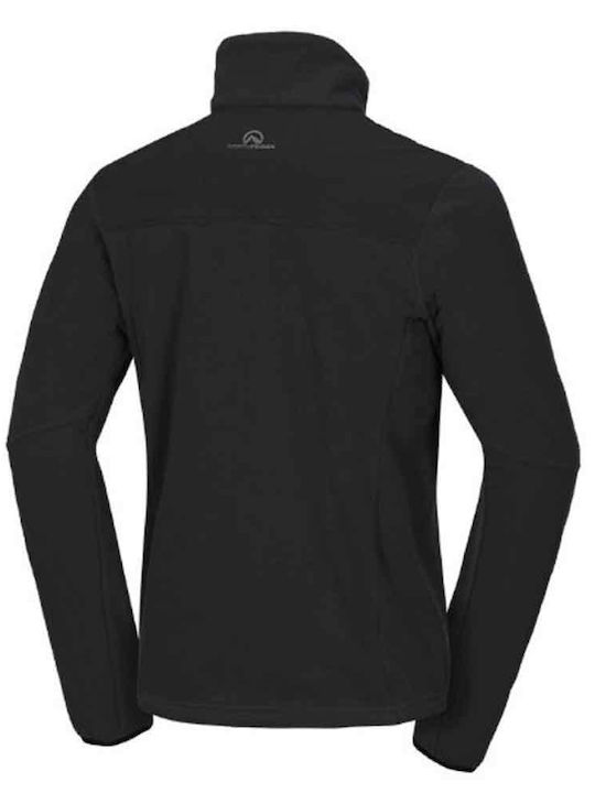 Maurice Ανδρική Ζακέτα Fleece Μαύρη