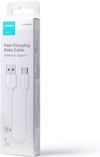 Joyroom S-UC027A9 USB 2.0 Cable USB-C male - USB-A White 0.25m