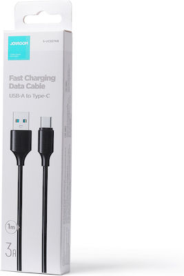 Joyroom S-UC027A9 USB 2.0 Cable USB-C male - USB-A male Μαύρο 1m