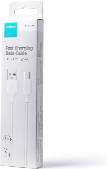 Joyroom S-UC027A9 USB 2.0 Cable USB-C Male - USB-A 30W PD White 1m
