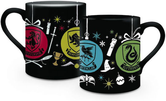 Graffiti Harry Potter - House Baubles Cană Ceramică Multicoloră 400ml Graffiti Harry Potter - House Baubles Cană Ceramică Multicoloră 400ml