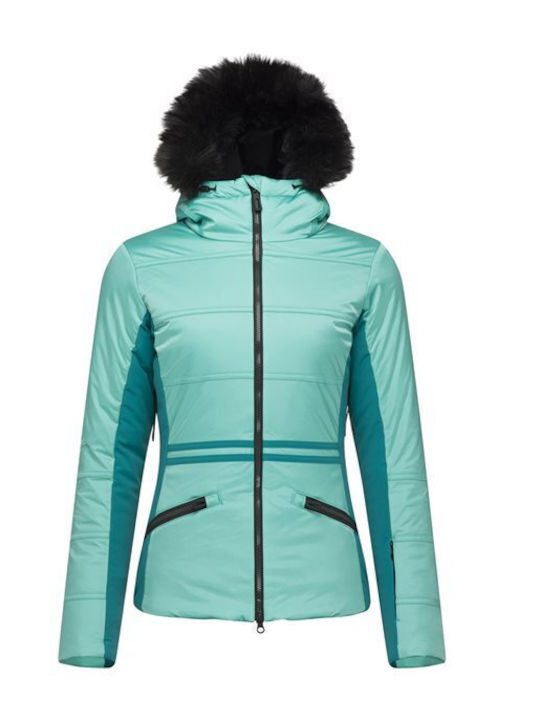 Rossignol Roc RLLWJ17-775 Frauen Jacke aus für Ski & Snowboard Türkis