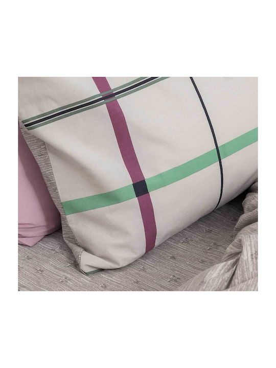 Palamaiki Сет Чаршафи с 1 Калъфка Кралица 240x260см. Fashion Life FL6164 Бежов 2бр
