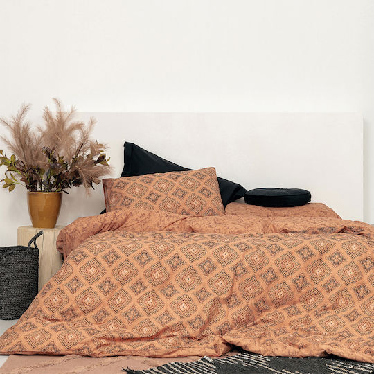 Palamaiki Сет Чаршафи 240x260см. Fashion Life FL6162 Оранжев 4бр