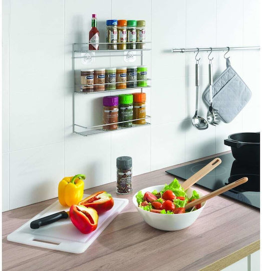 Metaltex Paprika Polytherm Organizatori Metalici Pentru Condimente Pe Bază Argintie