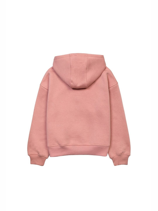 Minoti Kids Cardigan Hooded Pink