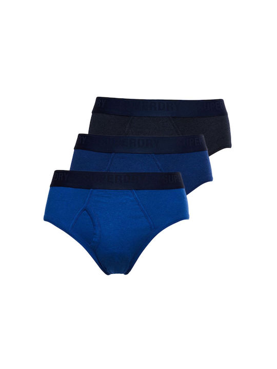 Ανδρικά Σλιπ Navy Blue / Blue 3Pack