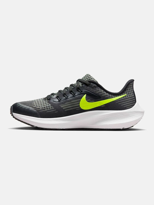Pegasus Air Zoom Pegasus 39 Kids Sports Shoes Running with Laces Black