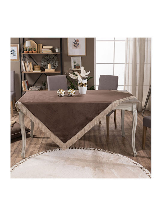 Teoran Velvet με Κρόσι Acrilyc Tablecloth 03 140x180cm