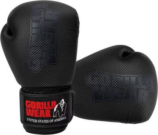 Gorilla Wear Montello Boxing Gloves for Match Black