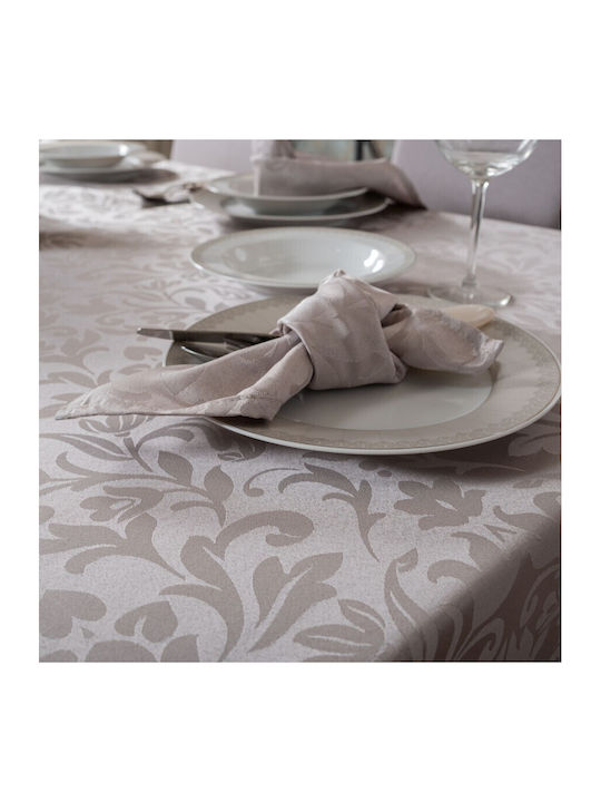 Teoran Tablecloth Set 13pcs Lorient Gray 160x250cm