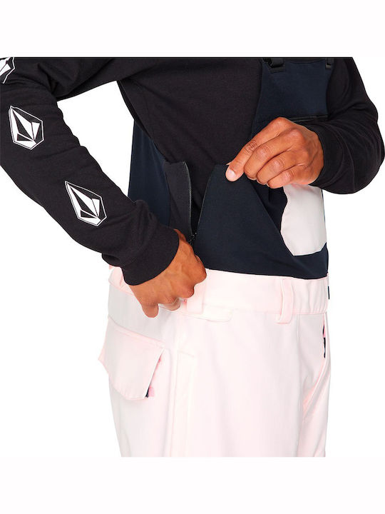 Volcom Roan Bib Overall G1352306-PYP Ανδρική Σαλοπέτα Σκι & Snowboard Ροζ