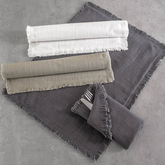 Rythmos Tablecloth Cotton Merit Spaghetti 170x270cm