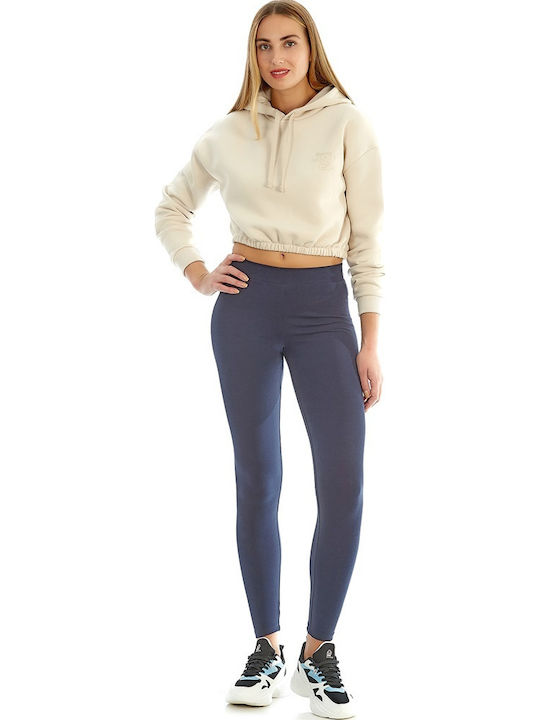 Schulung Frauen Lang Leggings Blau