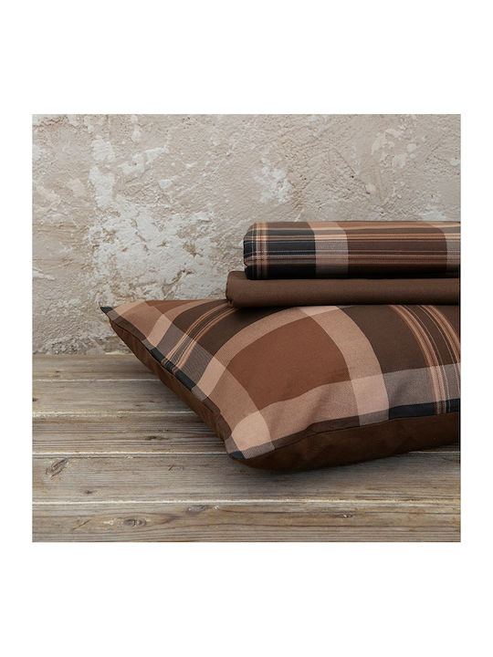 Nima Duvet Cover Set Cotton Single with Pillowcase 160x240 Madum Earth