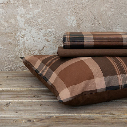Nima Duvet Cover Set Cotton Single with Pillowcase 160x240 Madum Earth