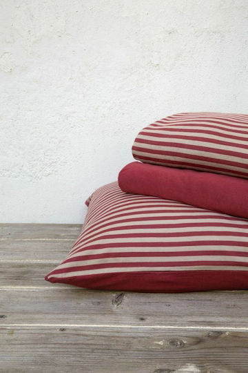 Nima Duvet Cover Set Cotton Single with Pillowcase 160x240 Suave Terracotta