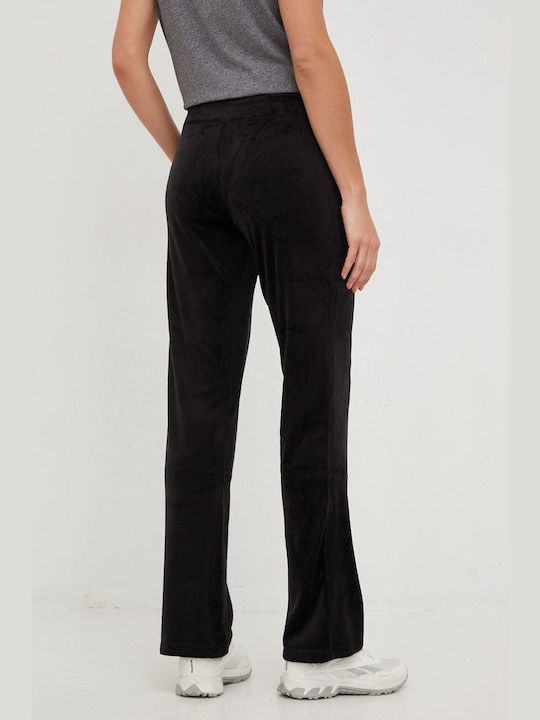 DKNY Damen-Sweatpants Schwarz Samt