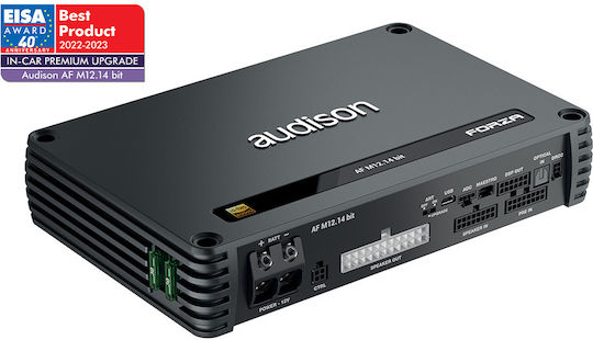 Audison Ενισχυτής Αυτοκινήτου AF M12.14 4 Καναλιών (Κλάση D)