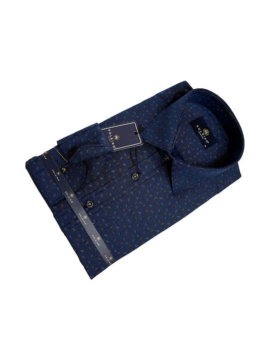 MEN'S SHIRT POLSINO PL-2221A BLUE