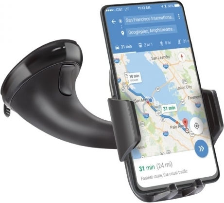SBS TE0UCH1AW Car Mobile Mount with Adjustable Hooks Black