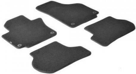 Lampa Set of Front and Rear Mats 4pcs for Volkswagen Golf Plus 2014 Black