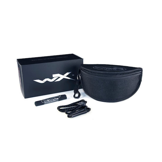 Wiley X Shooting Glasses WX Vapor Set of 3 Lenses with UV Protection & Anti-Scratch Coating Brown