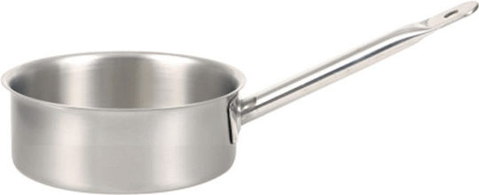 GTSA Stainless Sauce Pan Capacity 1.2lt with Diameter 16cm and Height 6cm.
