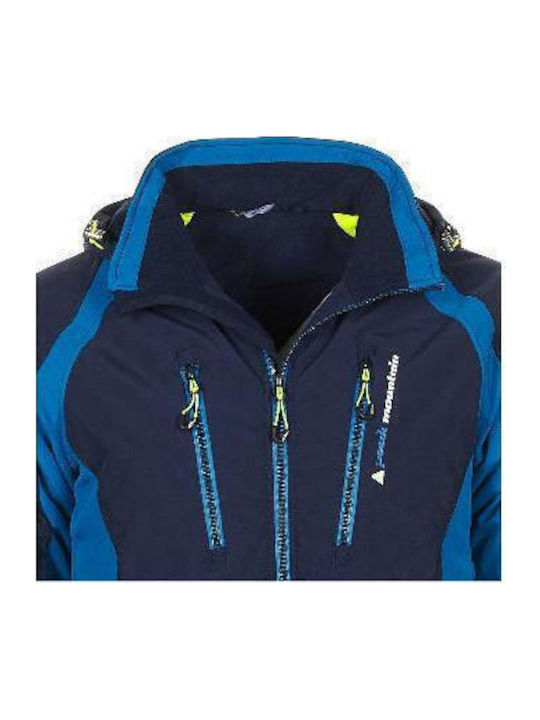 Peak Mountain Cabik 15-00198 Ανδρικό Μπουφάν για Σκι & Snowboard Μπλε