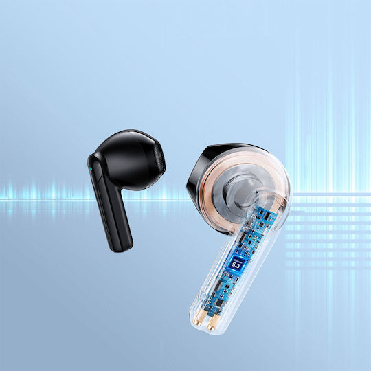 Joyroom JR-TL11 Earbud Bluetooth Handsfree Earphones with Sweat Resistance and Charging Case Black
