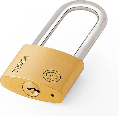 Blossom Steel Padlock Lengthened with Key 40mm 1pcs