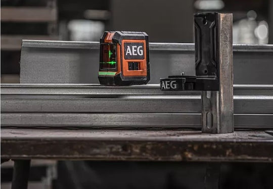 AEG Tools CLG 220 Έκδοση Κ Αυτορυθμιζόμενο Γραμμικό Αλφάδι Laser Πράσινης Δέσμης με Εύρος Εργασίας 20m