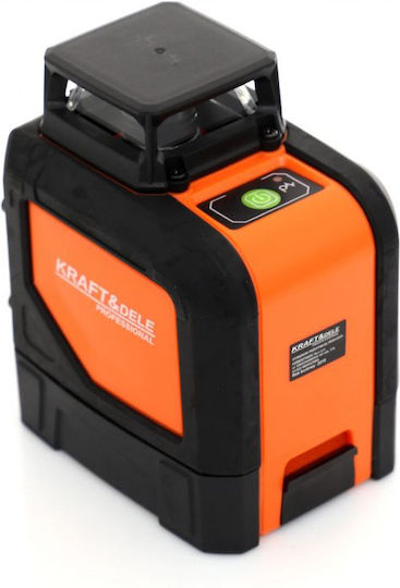 Kraft & Dele Αυτορυθμιζόμενο Γραμμικό Αλφάδι Laser Πράσινης Δέσμης με Εύρος Εργασίας 30m