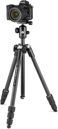 Manfrotto Kamerastative Element MII Mobile Bluetooth aus Carbonfaser mit Kugelförmiger Kopfart bis 160cm