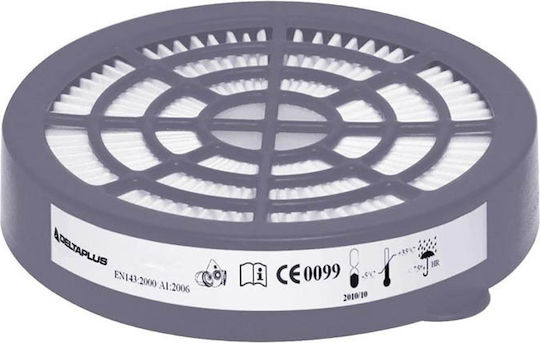 Delta Plus M6400 Spray Kit Sicherheitsmaske Halbes Gesicht für Ersetzbar Filter